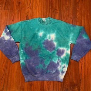 GILDAN TIE DYE SWEATSHIRT M